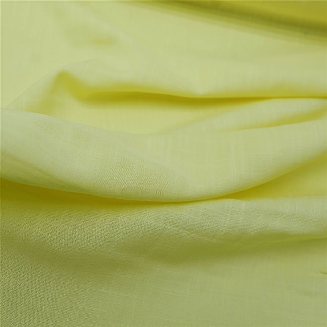 Tecido viscose com elastano rústico amarelo claro