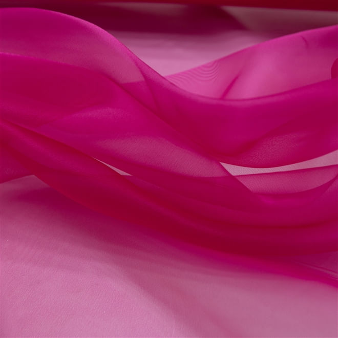 Tecido organza cristal pink