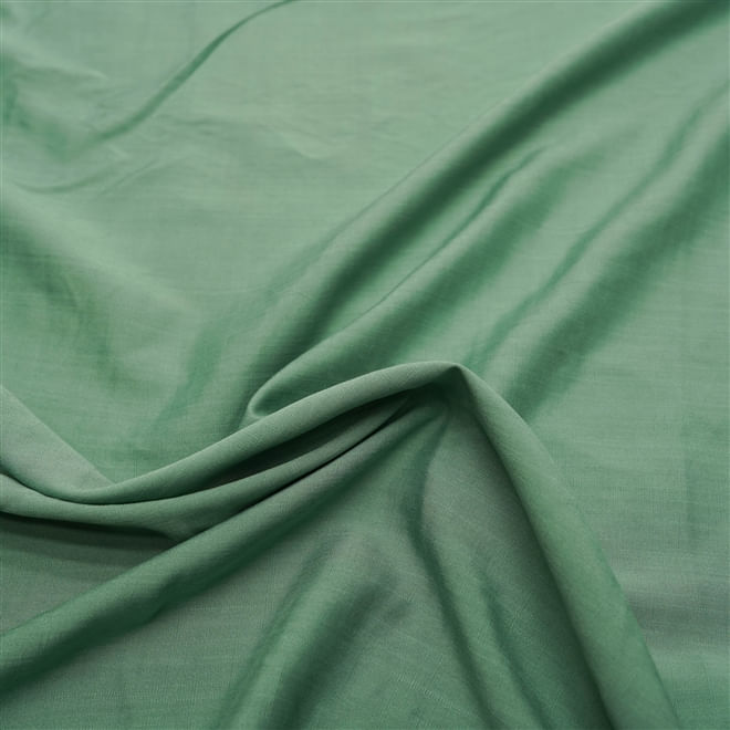 Tecido viscose rústico verde menta