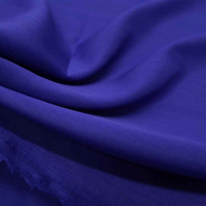 Tecido forro 100% poliéster azul royal