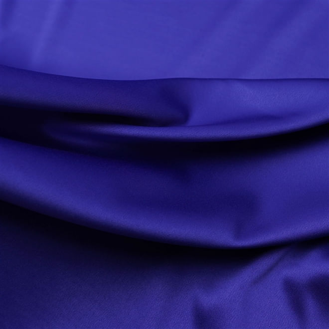 Tecido crepe pasquale premium azul royal