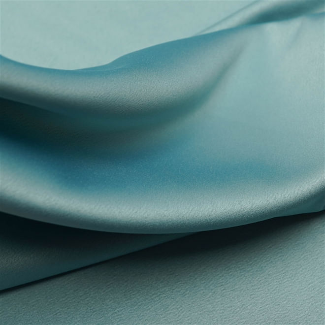Tecido crepe pasquale premium azul turquesa