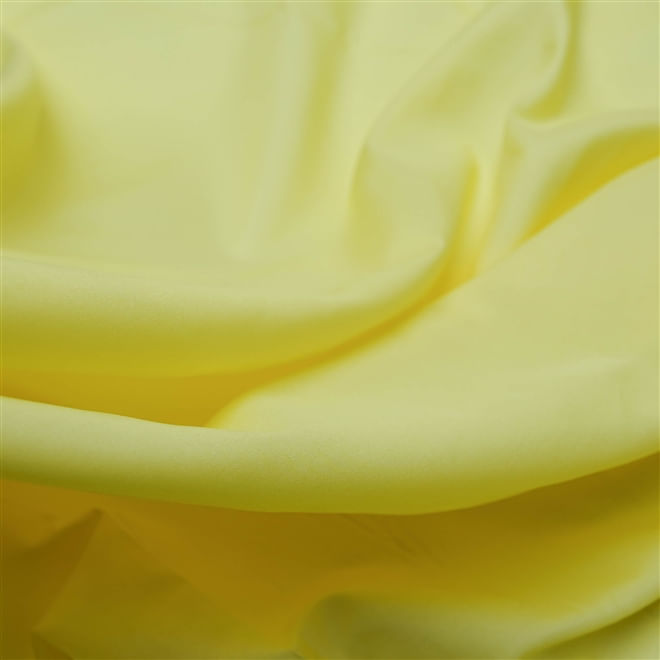 Tecido forro 100% poliéster para tecidos leves amarelo bebê