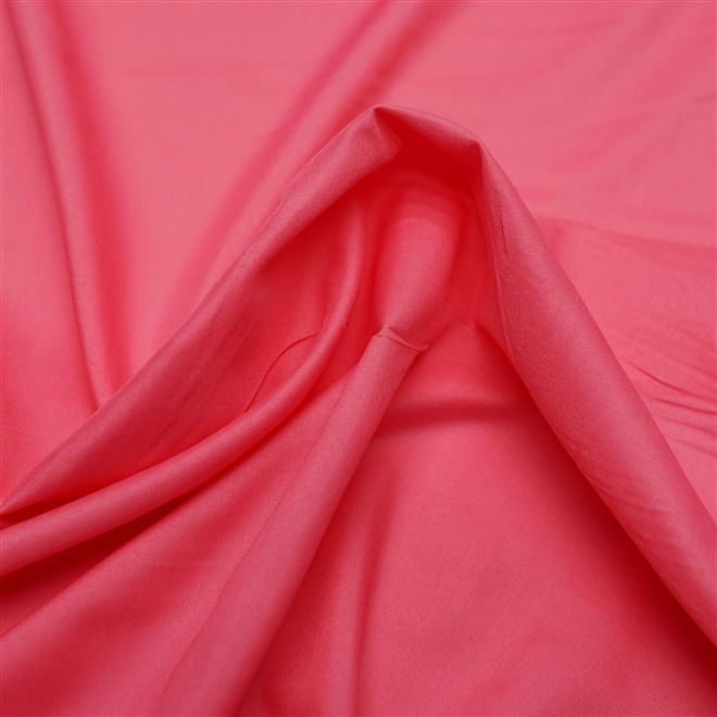 Tecido forro 100% poliéster para tecidos leves rosa coral