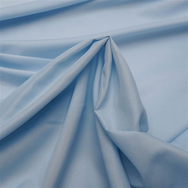 Tecido forro 100% poliéster para tecidos leves azul claro
