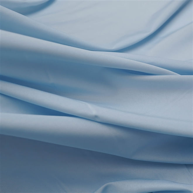 Tecido forro 100% poliéster para tecidos leves azul claro