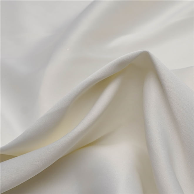 Tecido zibeline com elastano off white