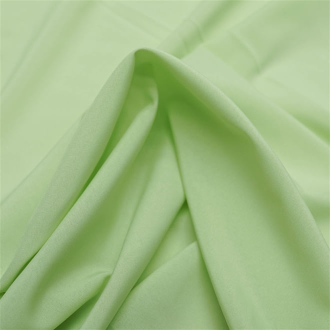 Tecido seda pluma verde claro