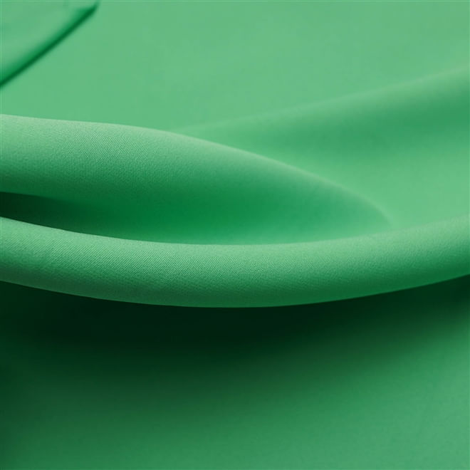 Tecido crepe alfaiataria leve verde claro