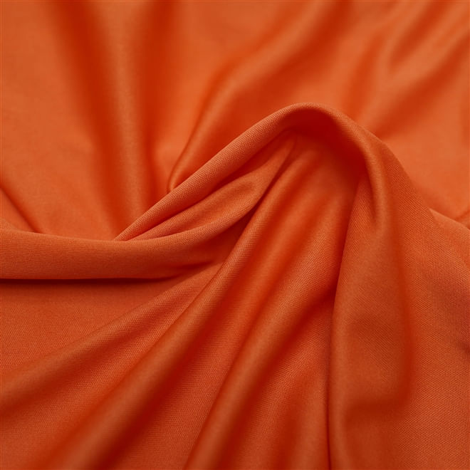 Tecido malha helanca laranja
