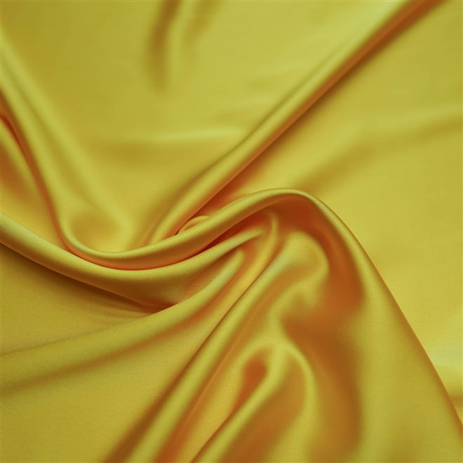 Tecido crepe vogue amarelo