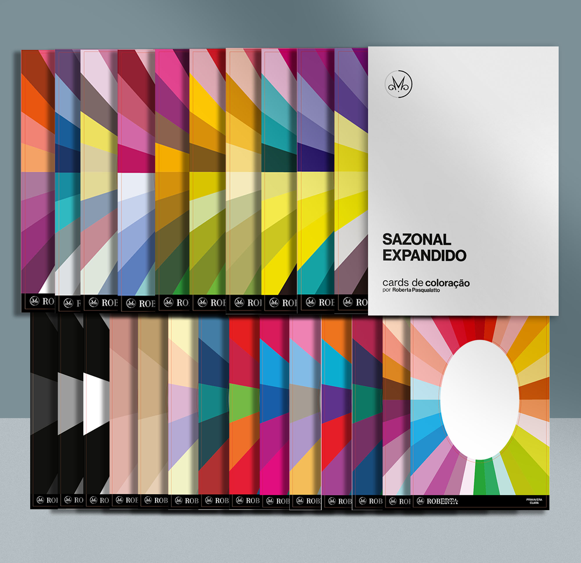 Cards de coloração (Cartela cores) método sazonal expandido by Roberta Pasqualato