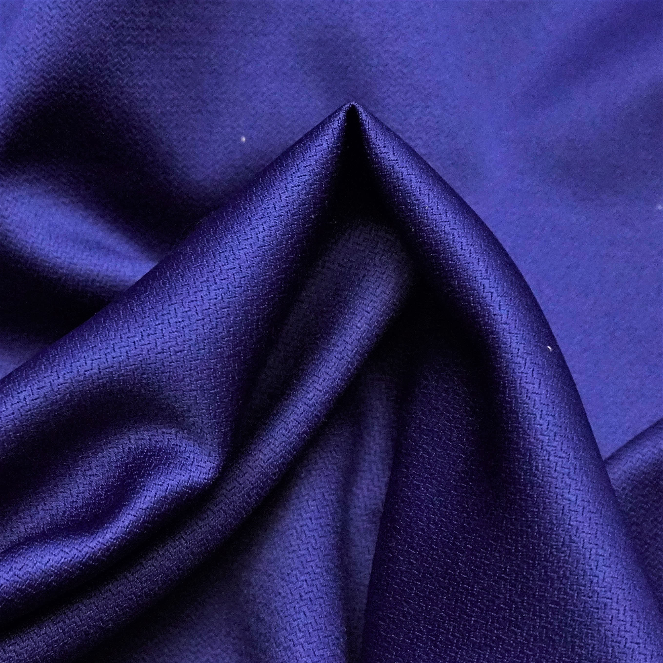 Tecido alfaiataria maquinetada azul royal