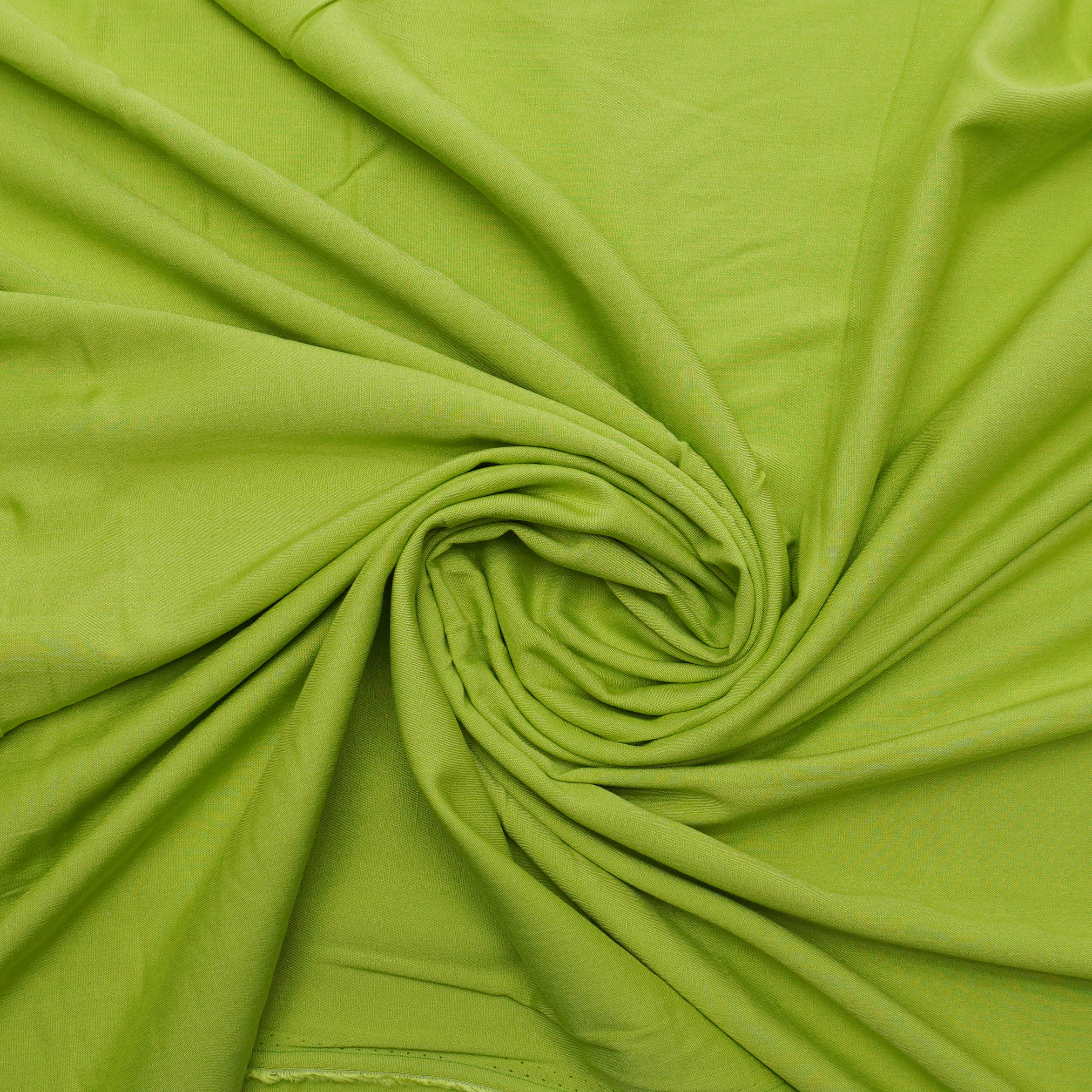 Tecido 100% viscose rústico verde lima