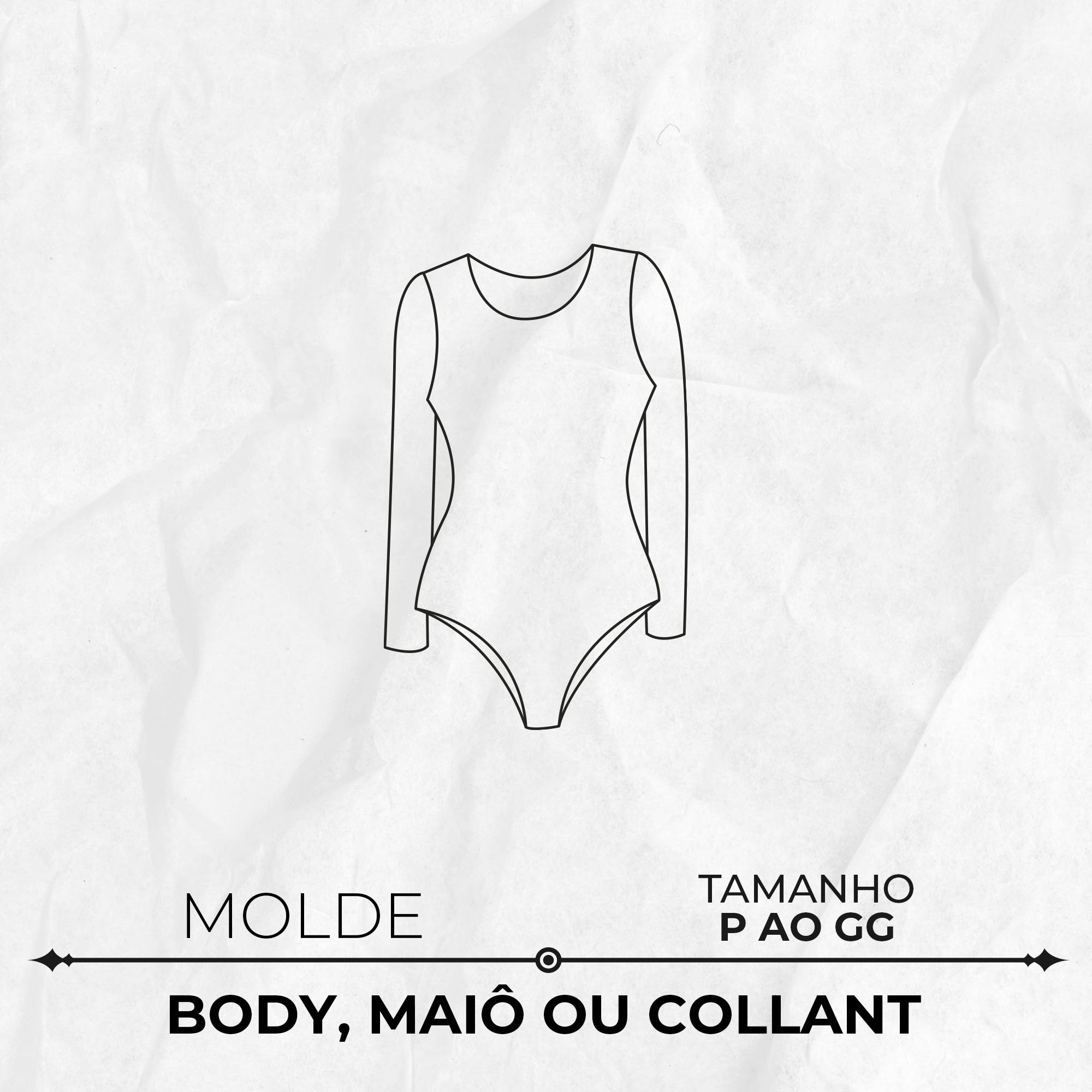 Molde body, maiô ou collant by Marlene Mukai