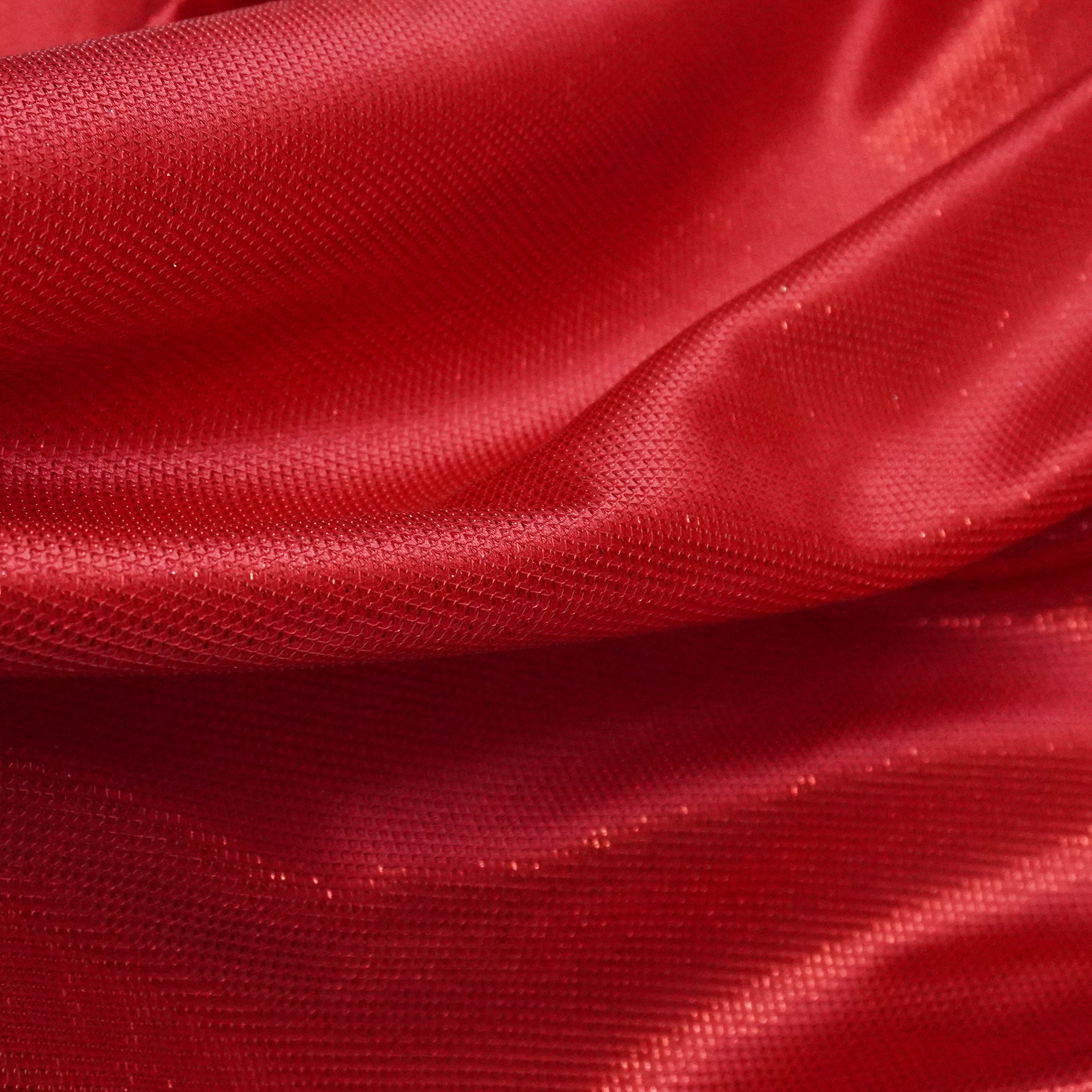 Tecido malha lurex vermelho
