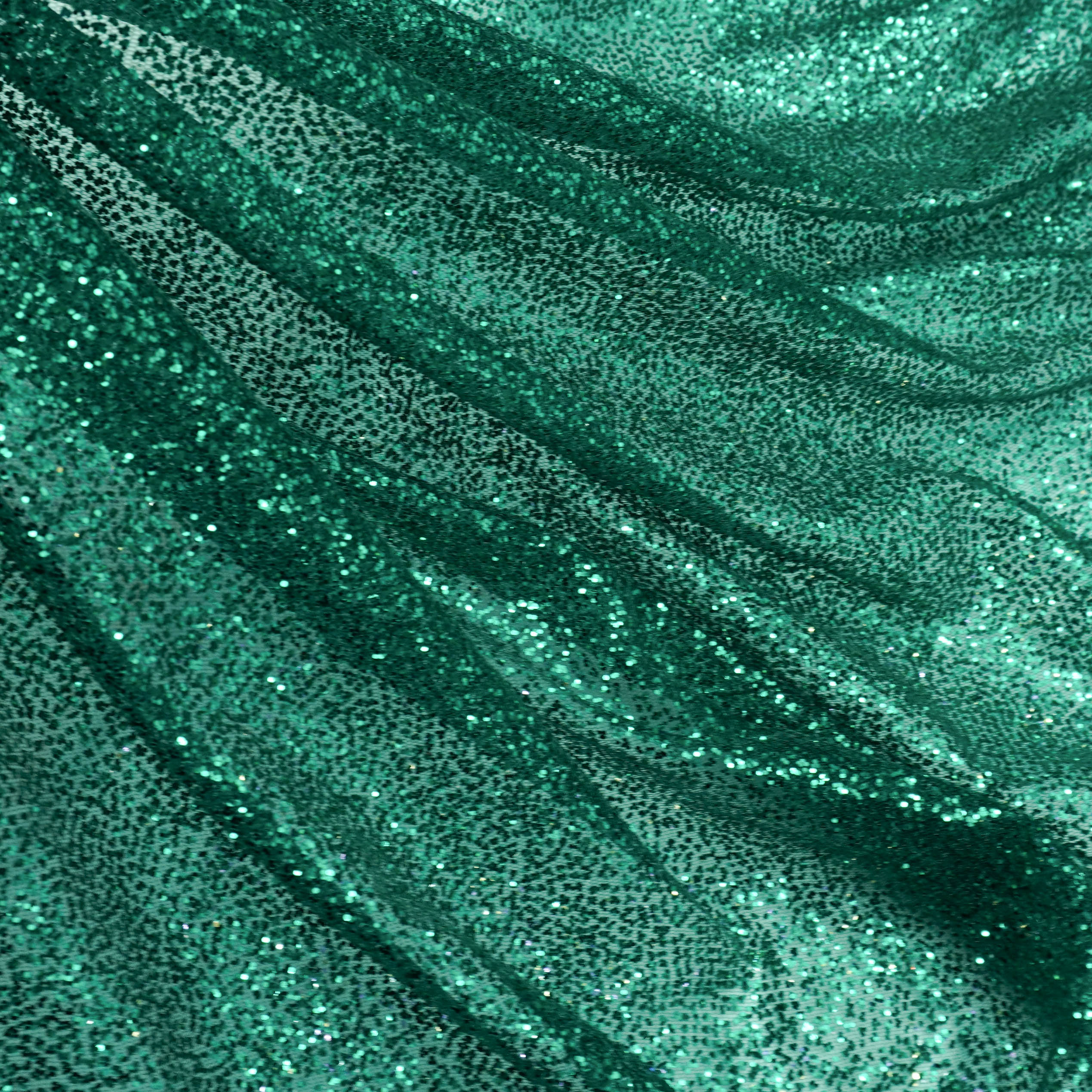 Tecido tule com glitter cheio verde esmeralda