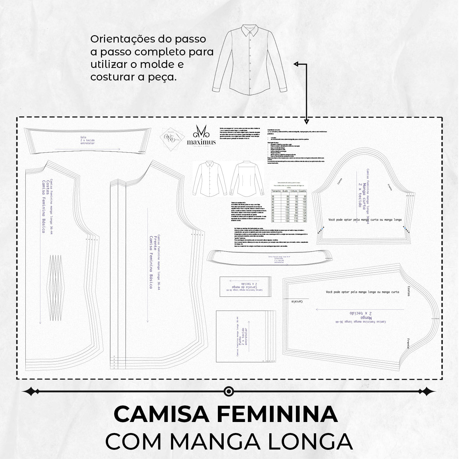 2 Peças De Roupa, Calças, Camisa Feminina De Manga Comprida+