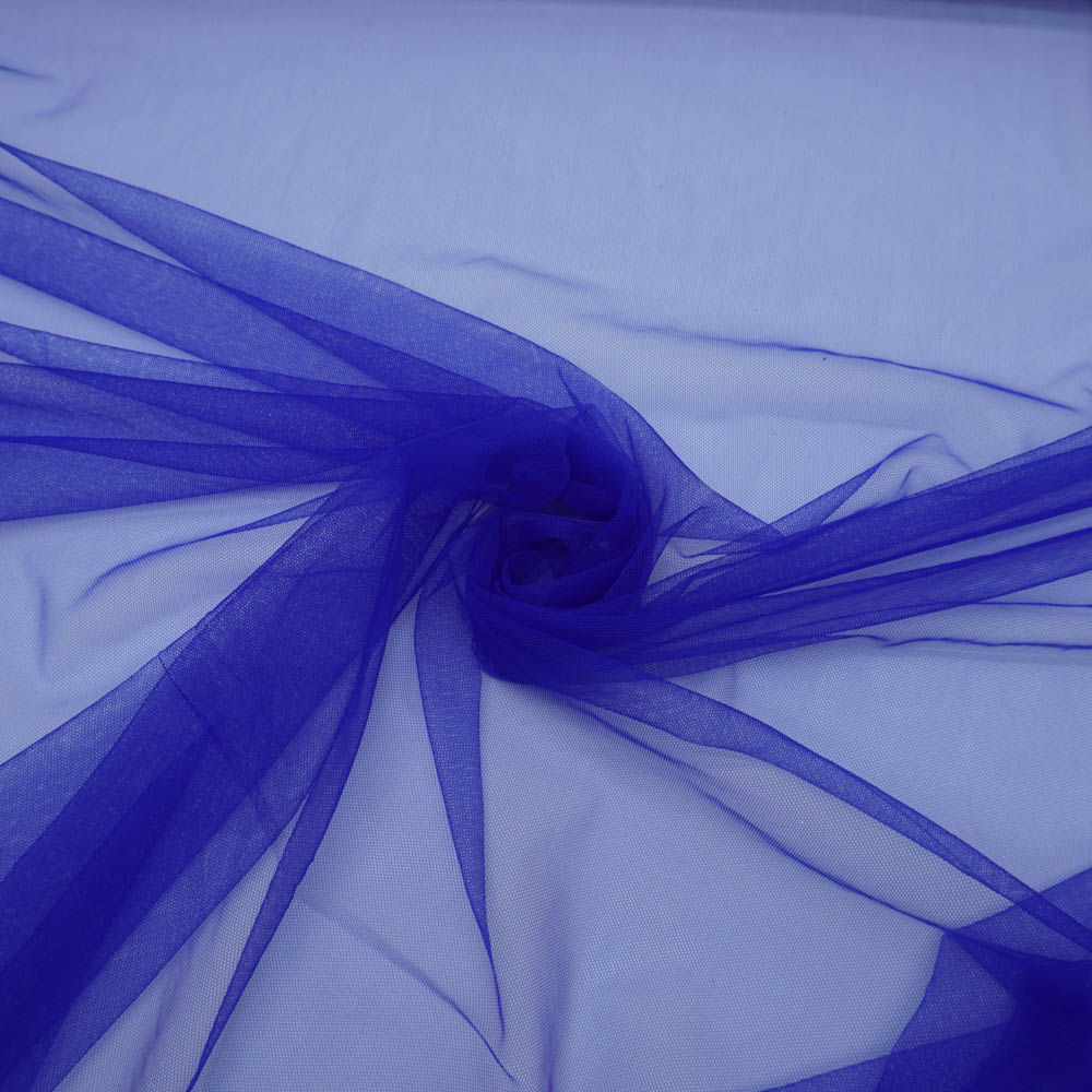 Tecido tule ilusione (ilusion) azul royal Maximus