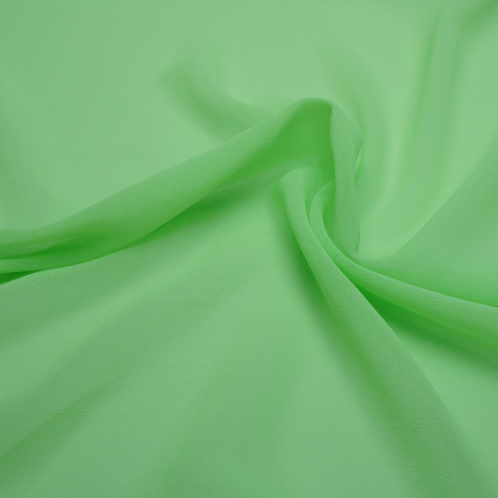 Tecido musseline toque de seda verde menta