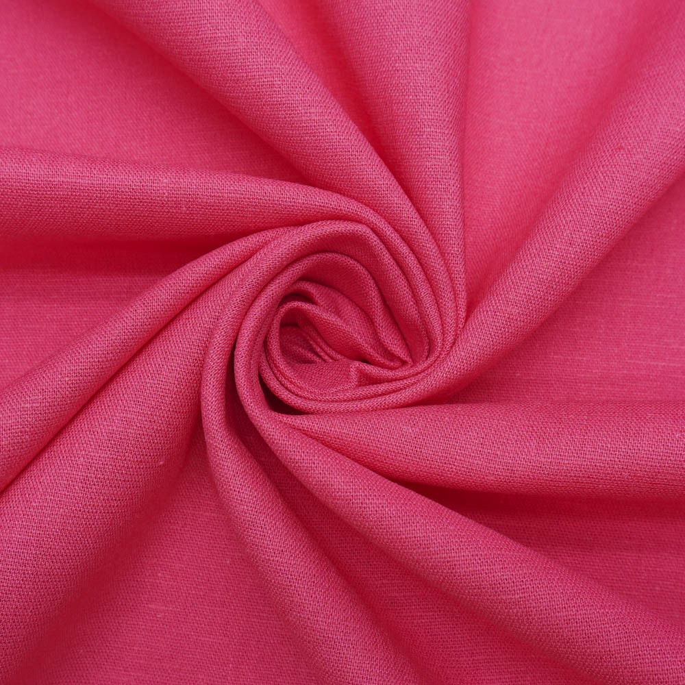 Tecido linho misto rosa