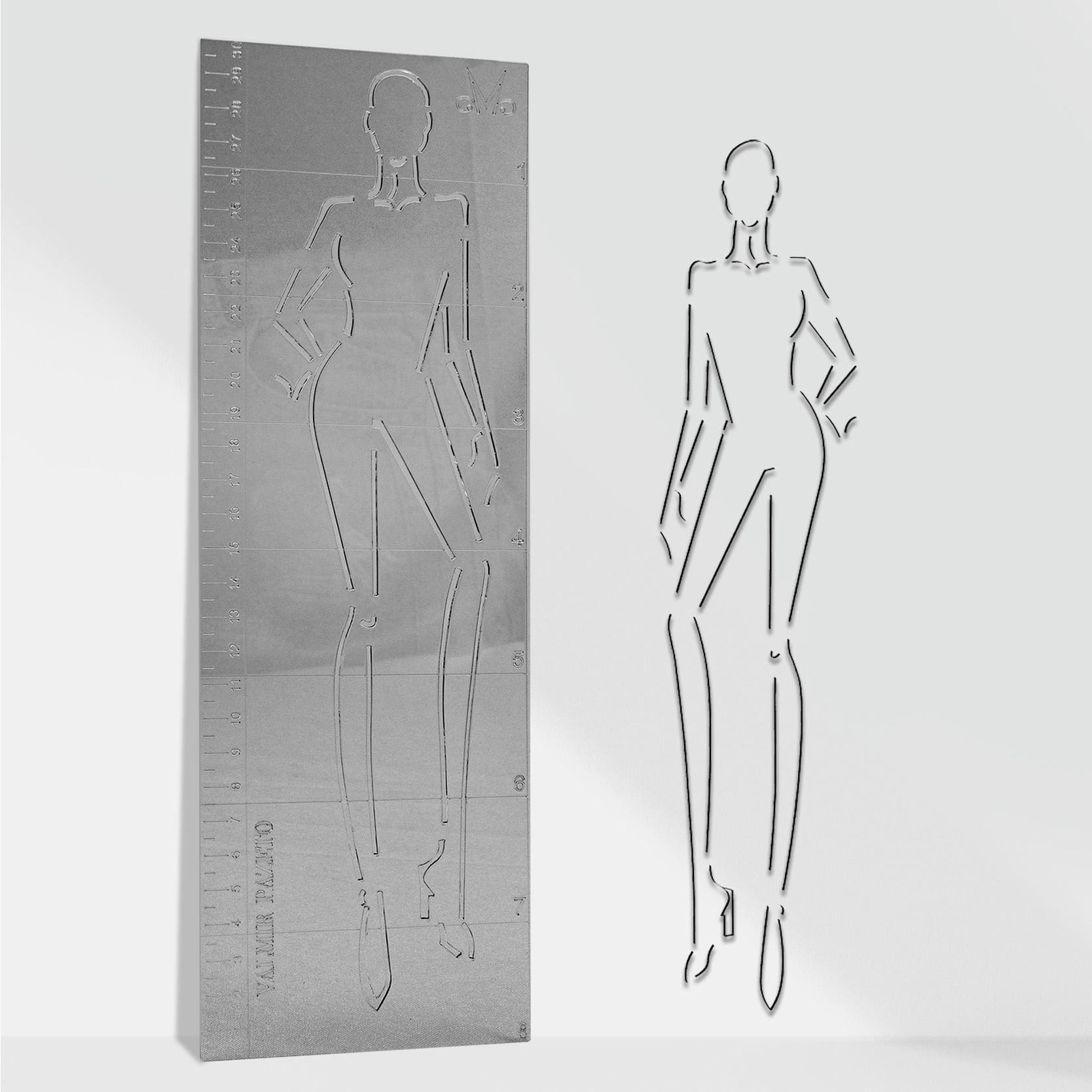 Reguas-croqui-desenho-de-moda-Kit-com-3-unidades-corpo-feminino-articulado-by-Valmir-Pazeto-