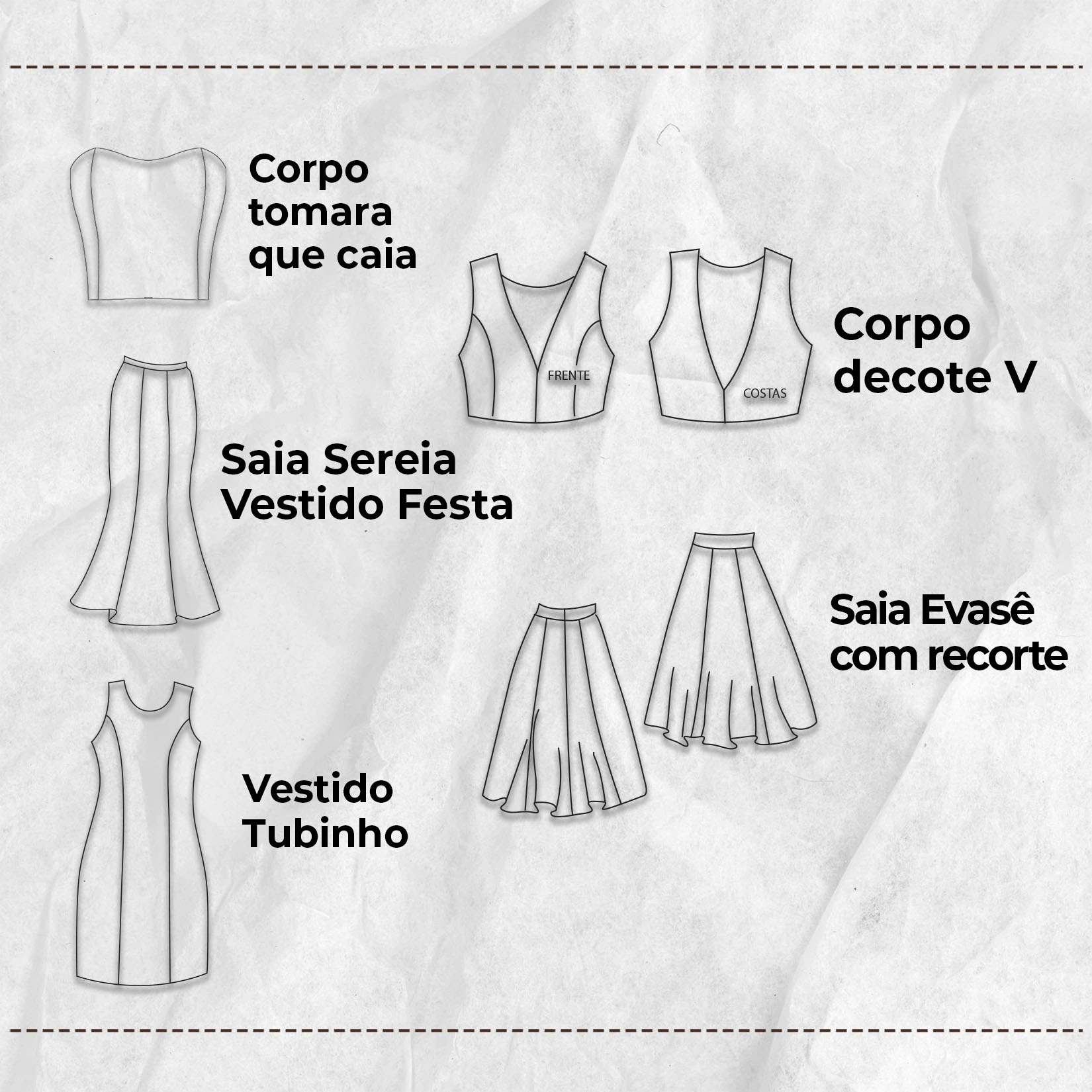 Vestido Evasê Vestido Transpassado Longo Marlene Mukai Molde Saia