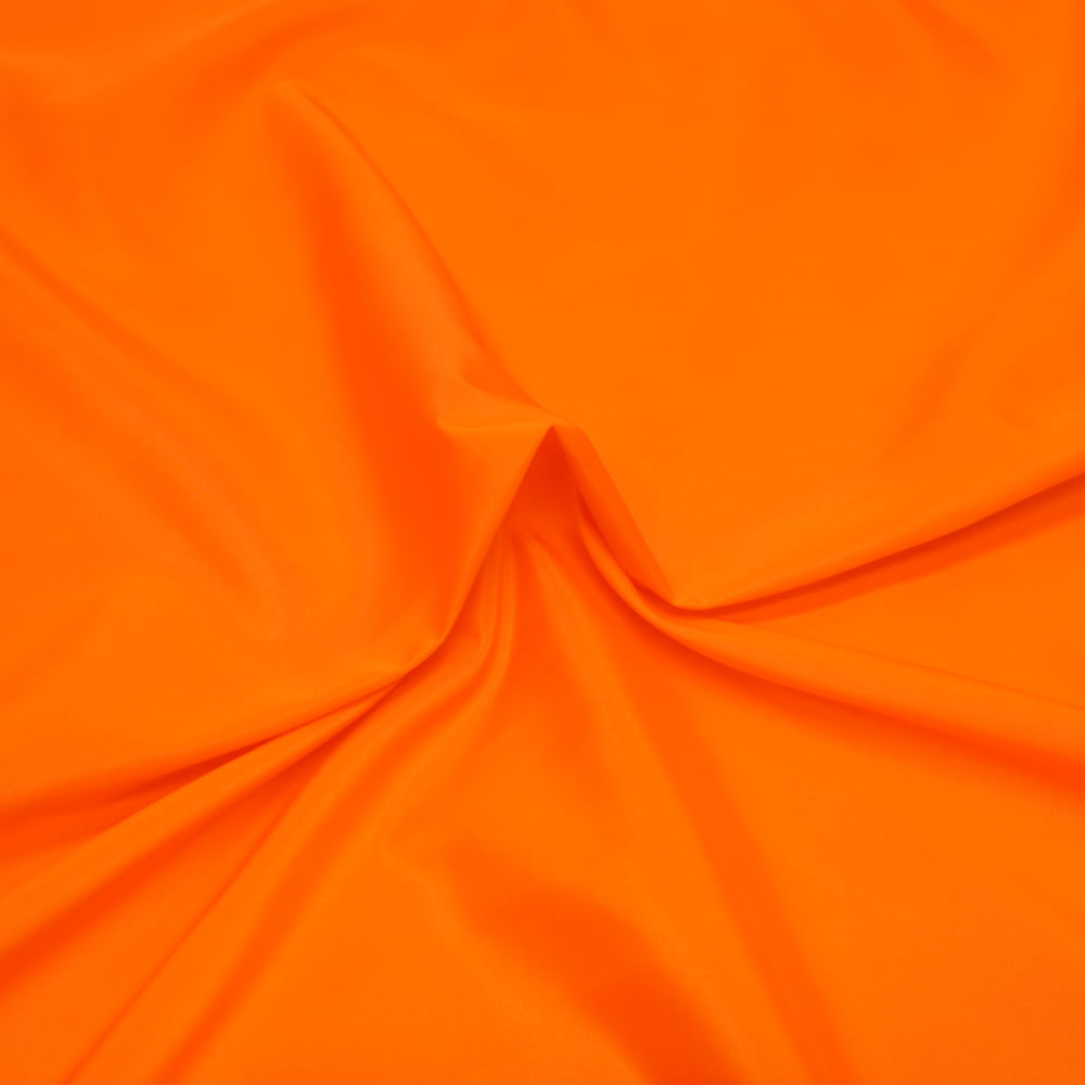 Tecido tafetá sevilha (verão) laranja neon