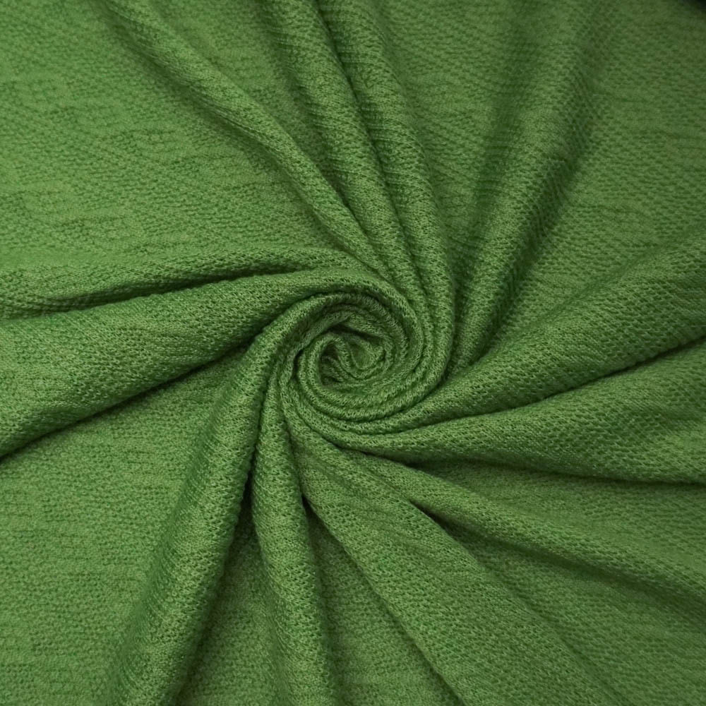 Tecido malha tricot verde