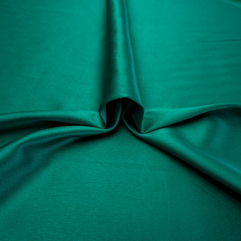 Tecido crepe pasquale verde esmeralda