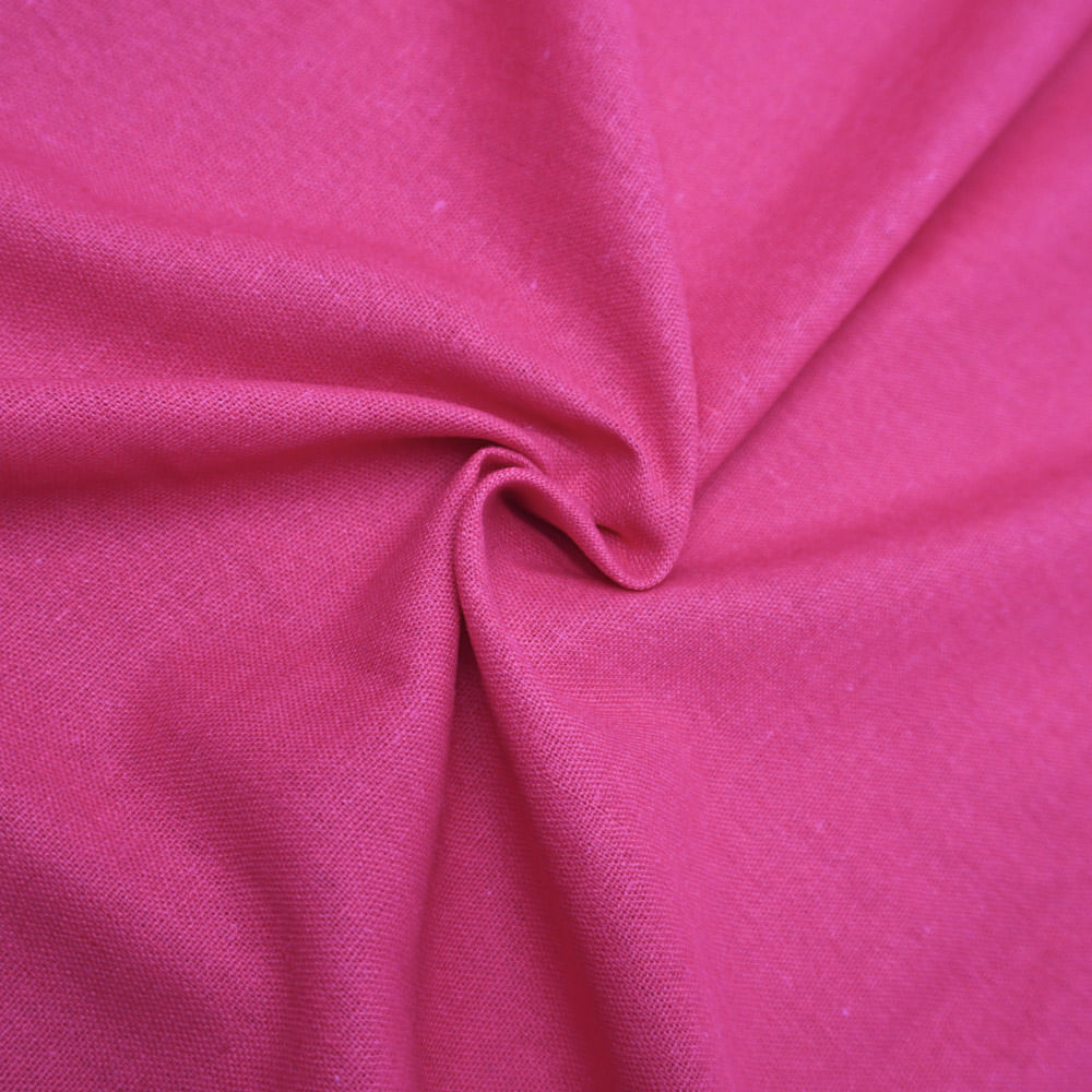 Tecido linho misto pink