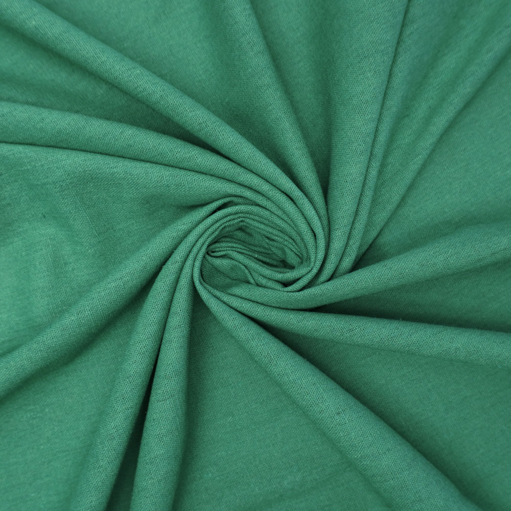 Tecido linho misto verde bandeira