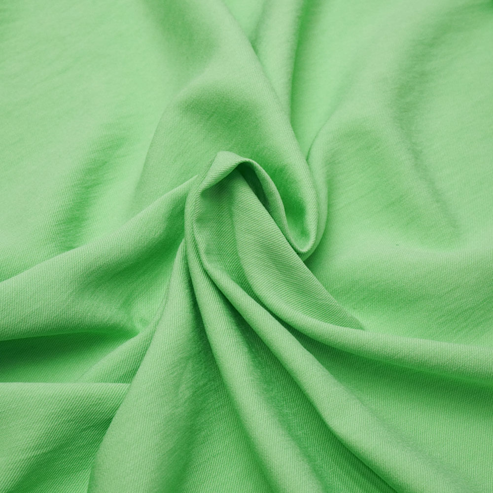 Tecido Viscose Rayon, Cor Verde Àgua Claríssimo na Monalisa Tecidos Finos