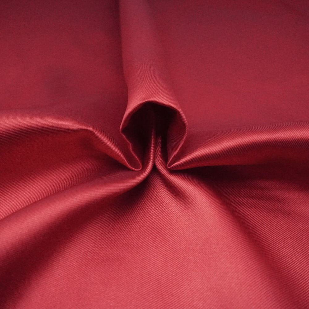 Tecido zibeline diagonal vermelho - un 60cm x 150cm