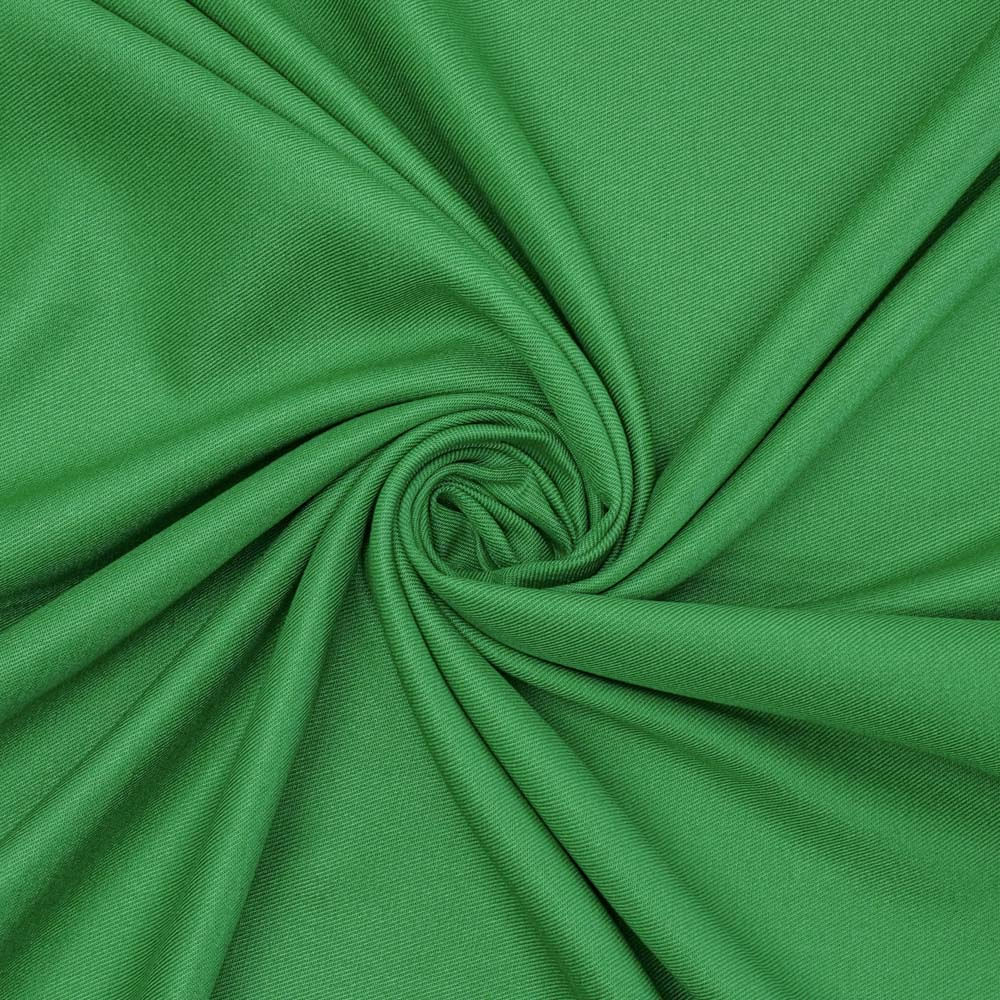 Tecido viscose twill rayon verde bandeira