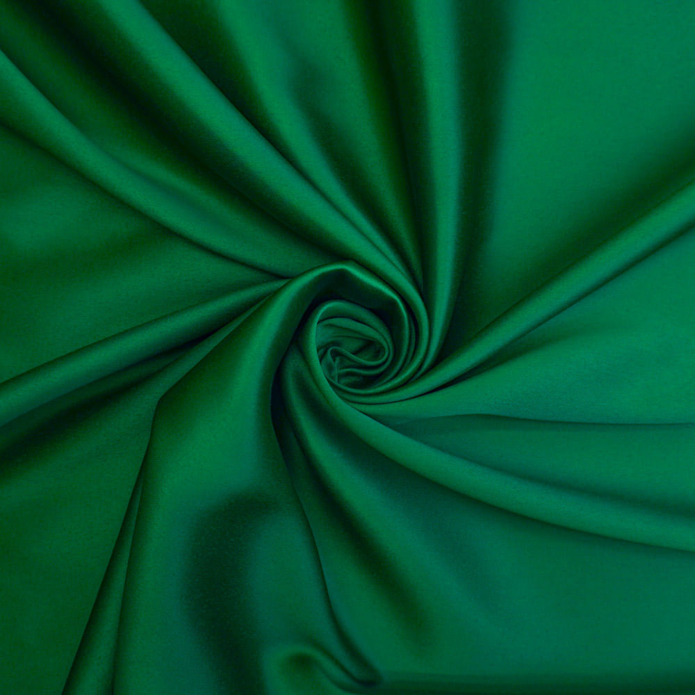 Tecido crepe valentino com elastano verde bandeira