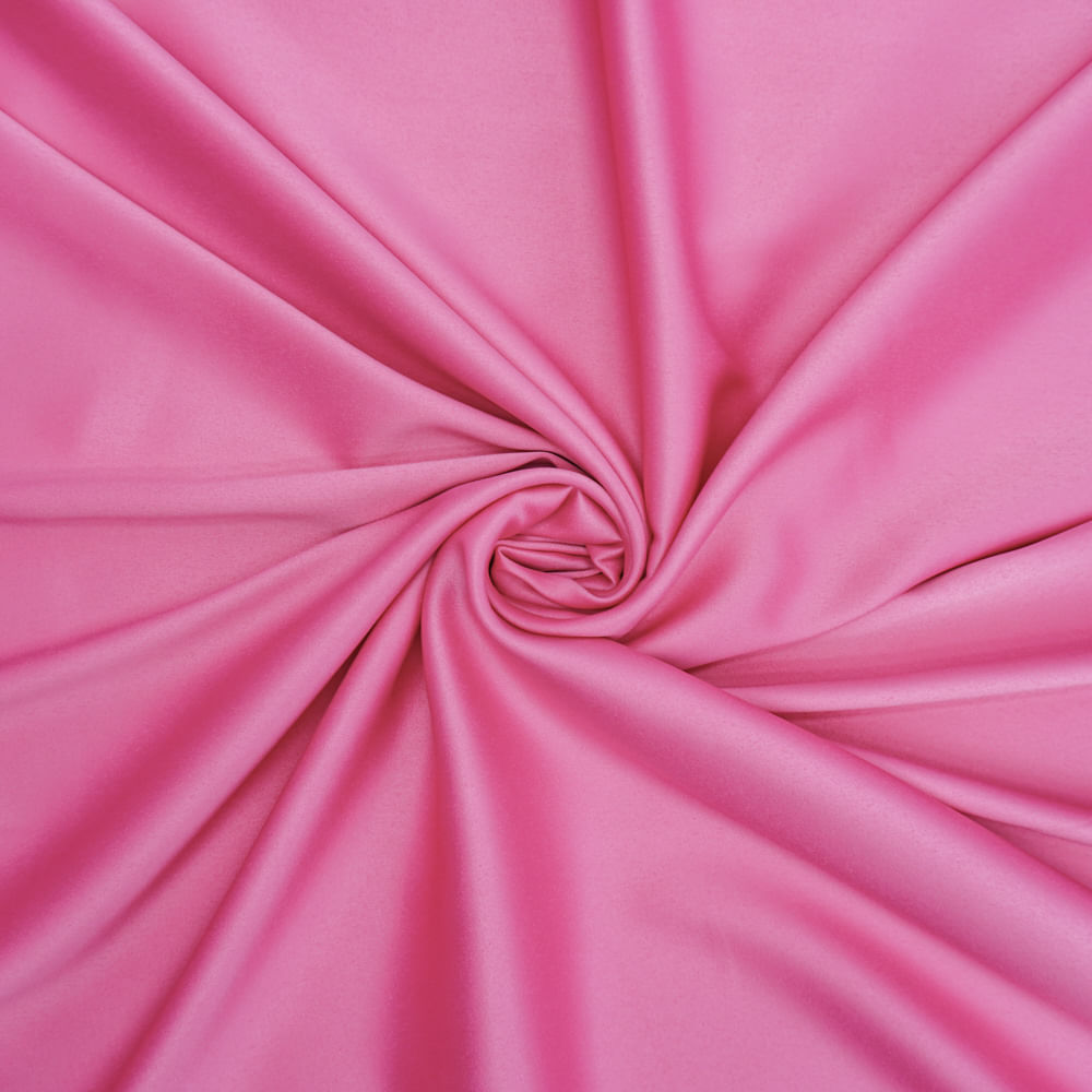 Tecido crepe valentino com elastano rosa chiclete