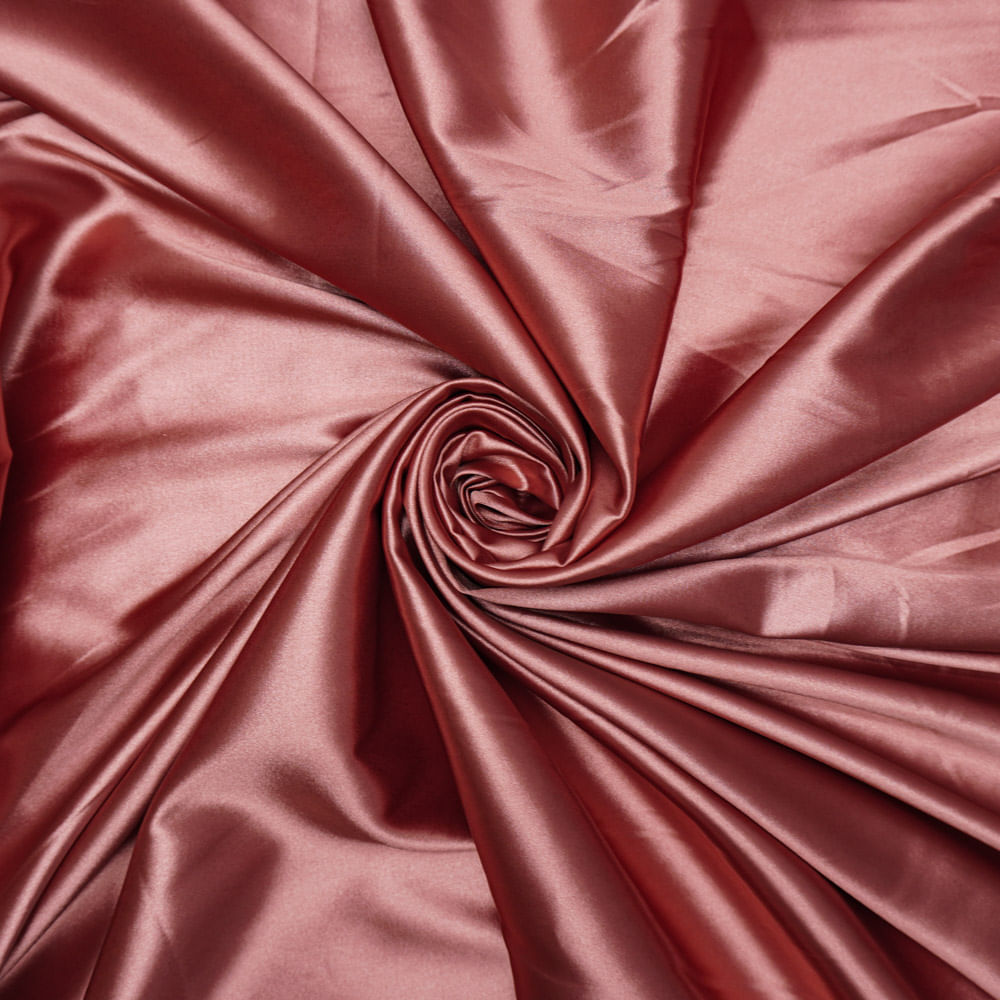 Tecido cetim com elastano rosê