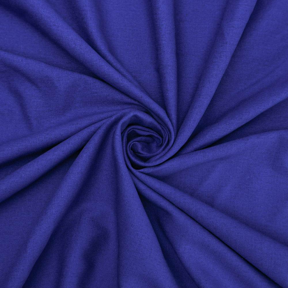 Tecido viscolinho com elastano azul royal