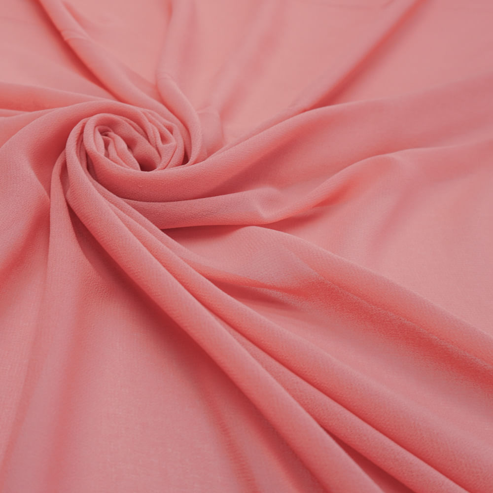 Tecido museline toque de seda rosê chá