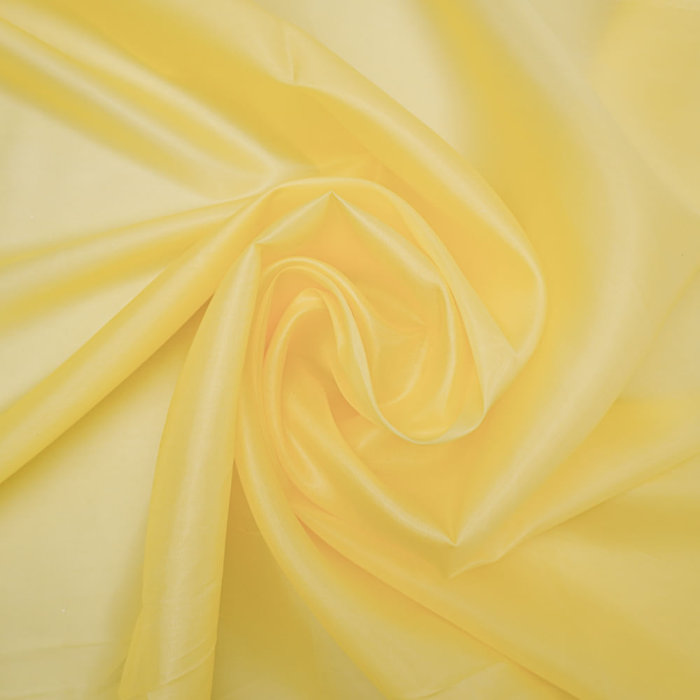 Tecido bemberg amarelo (failete)