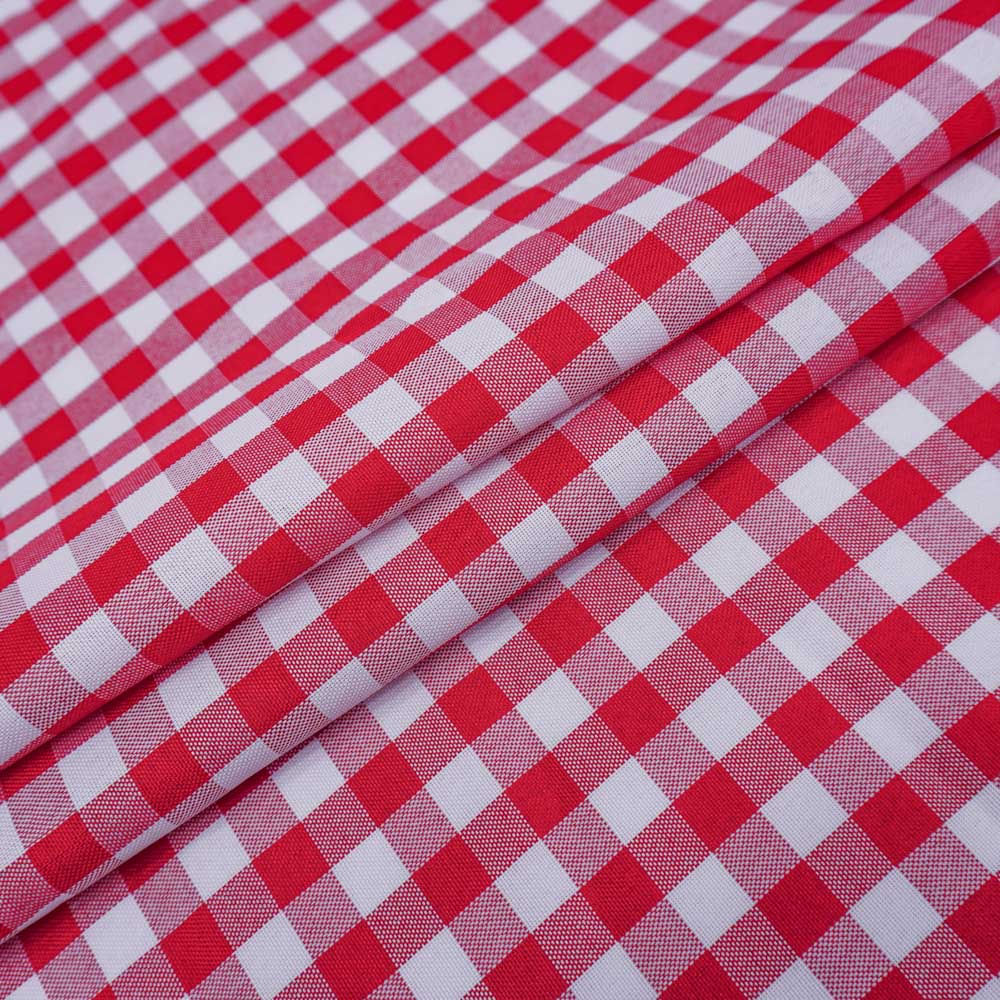 Tecido toalha de mesa oxford xadrez patchwork