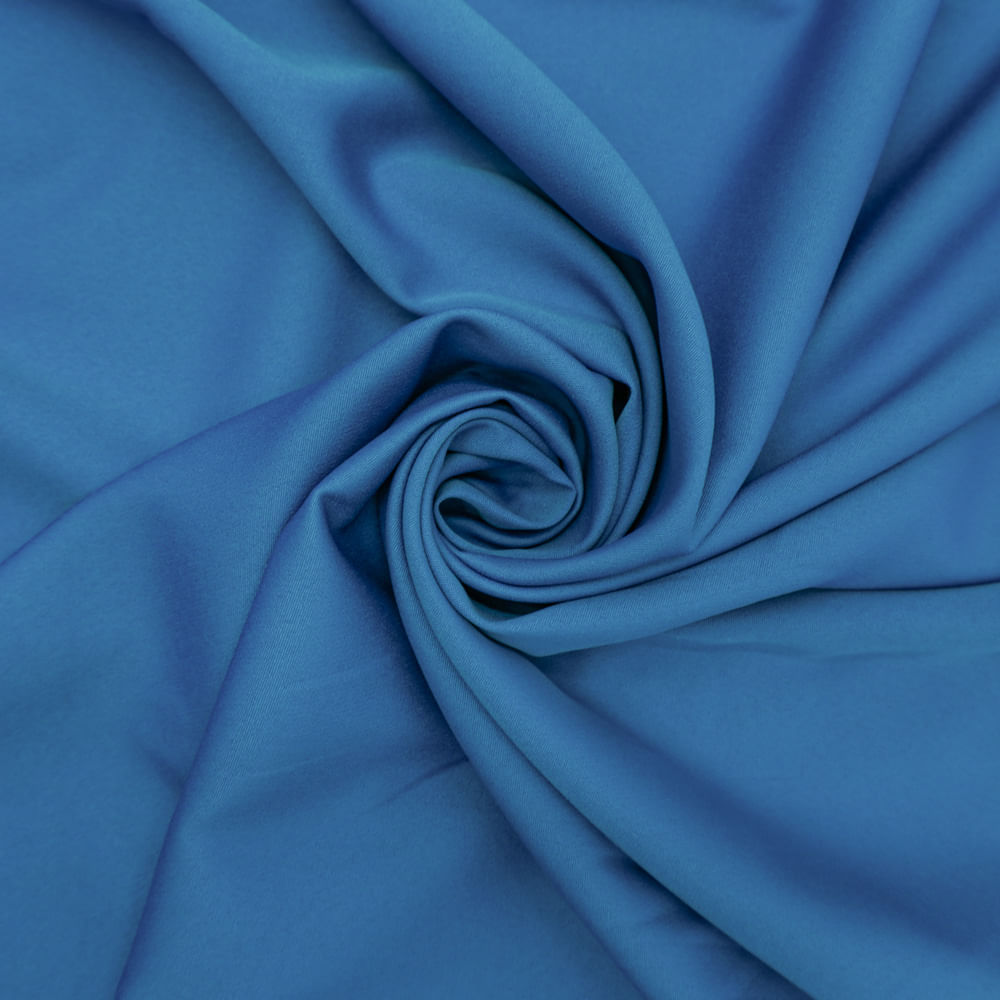Tecido crepe alfaiataria azul royal