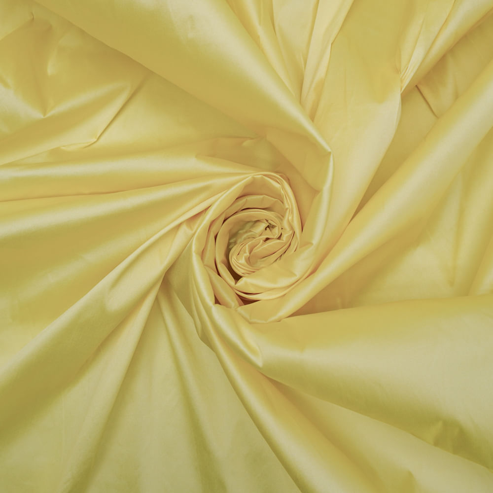Tecido tafetá indiano amarelo lima