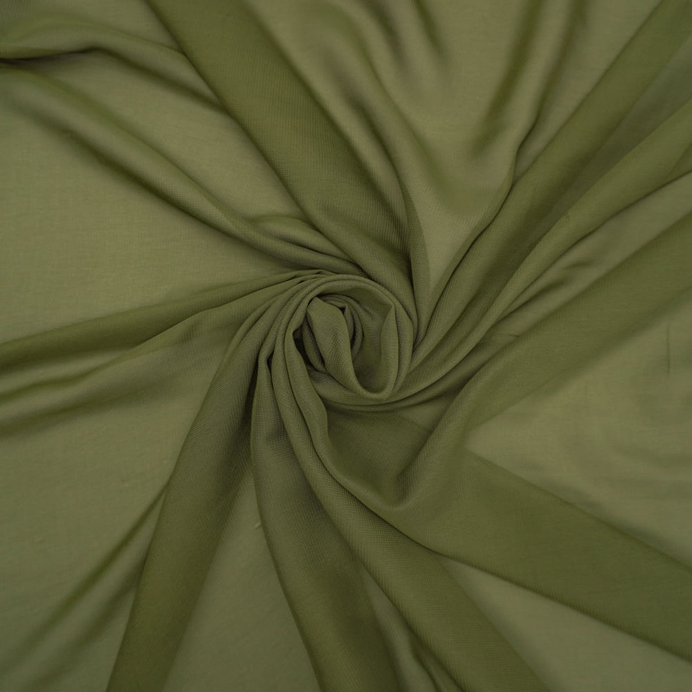 Fermacoda in chiffon verde menta