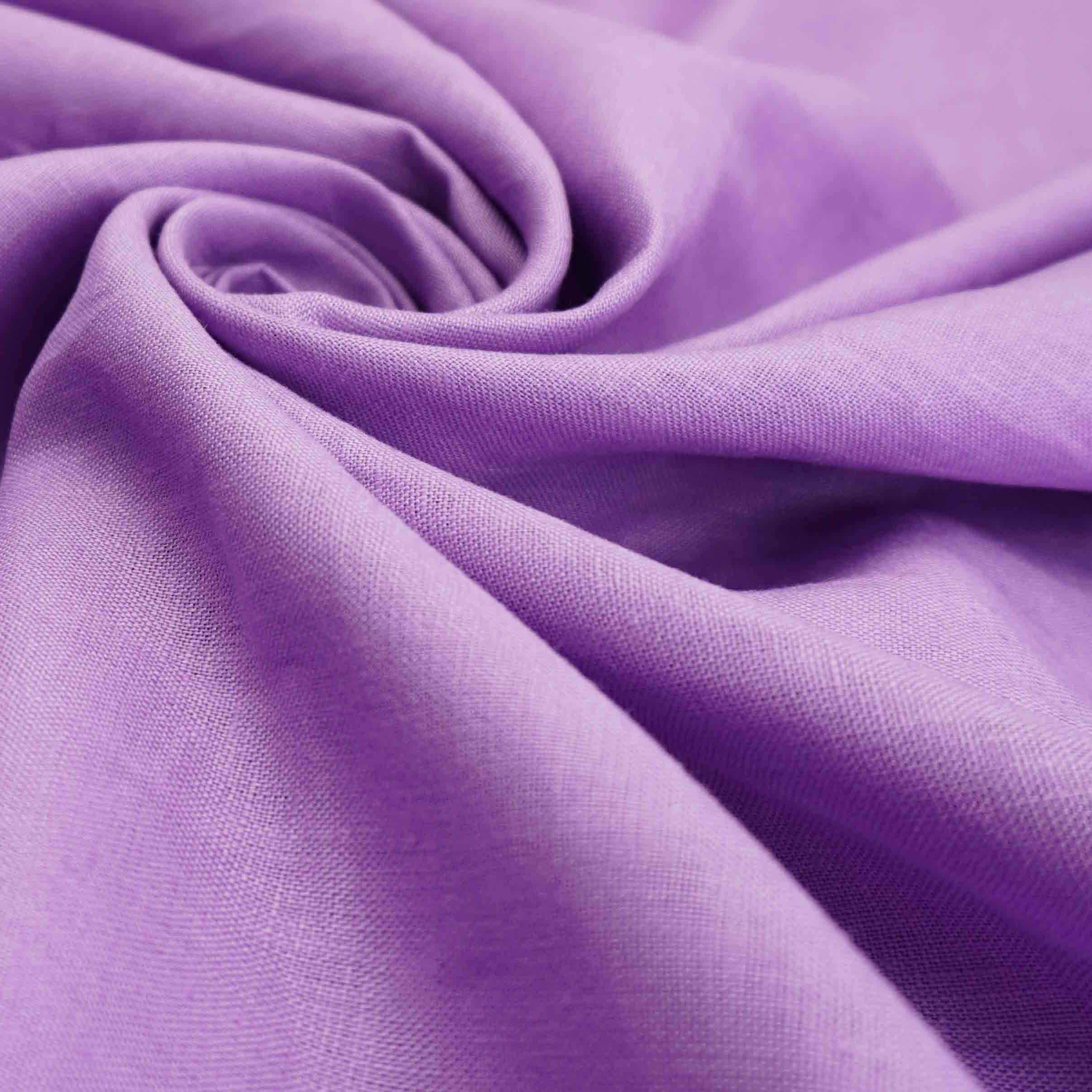 Tecido linho puro lilás