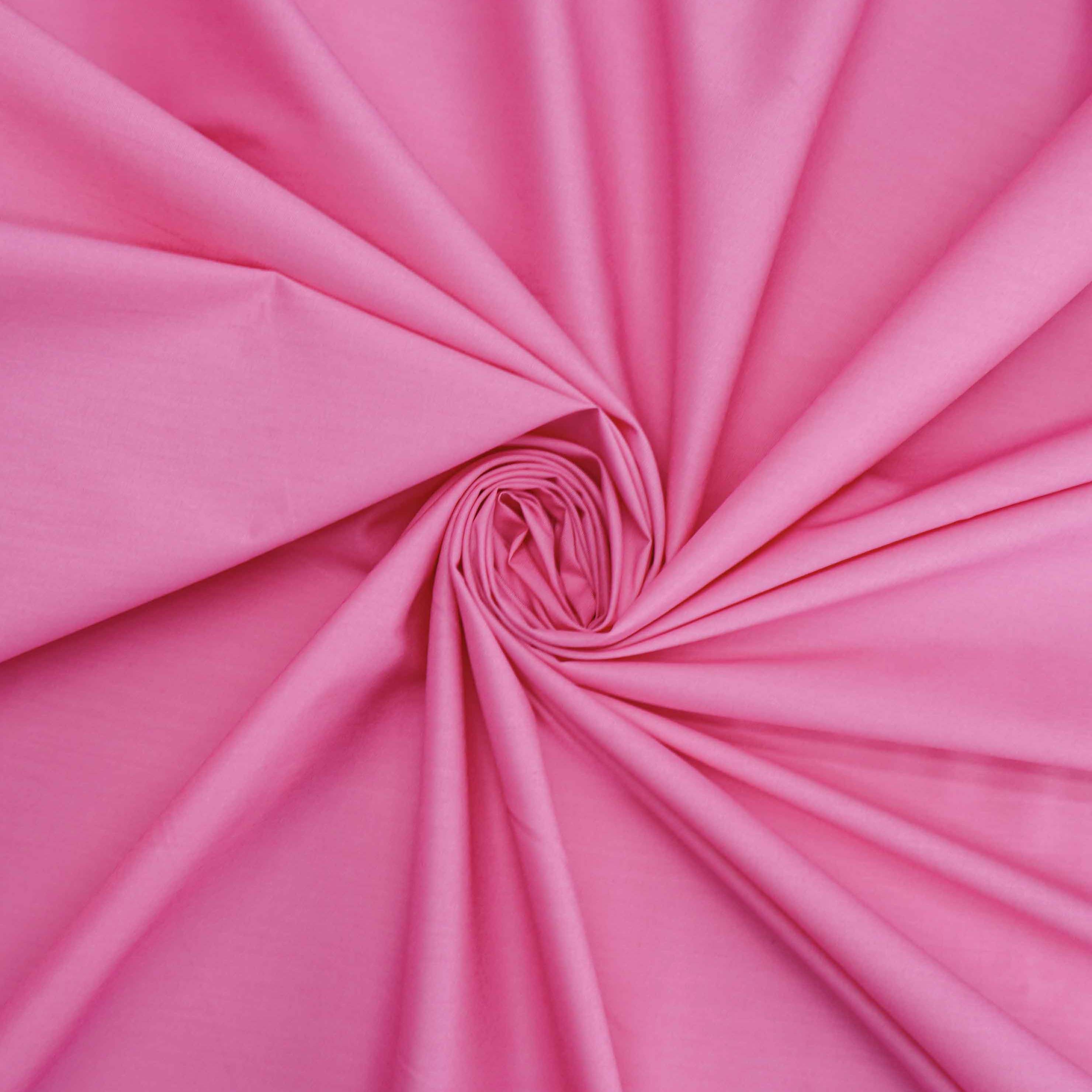 Tecido tricoline com elastano rosa chiclete