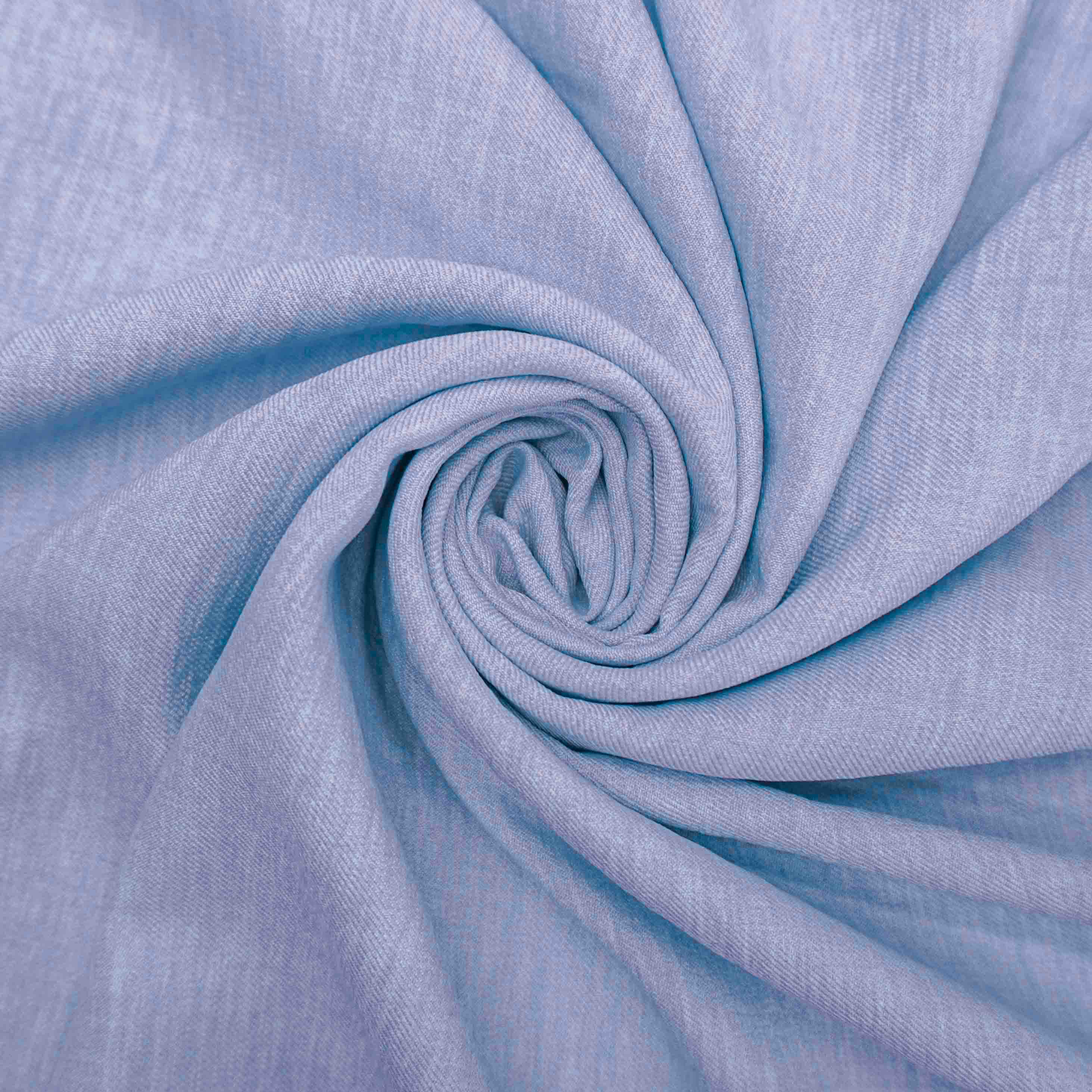 Tecido alfaiataria com textura de linho azul serenity