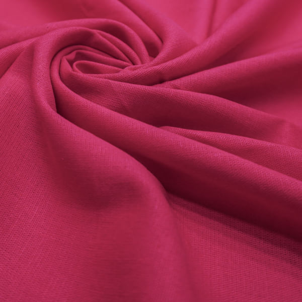 Tecido linho misto com elastano pink