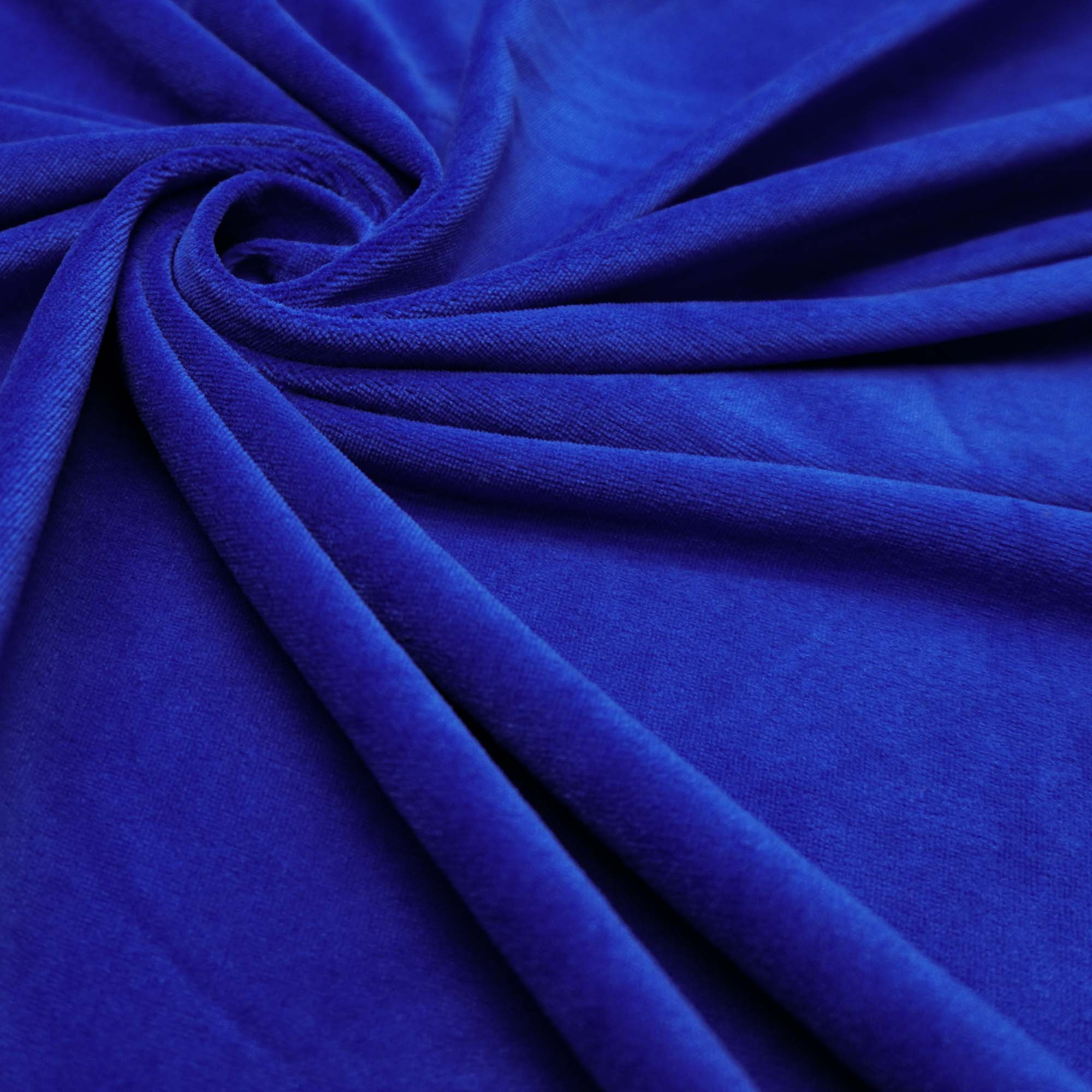 Tecido plush azul royal